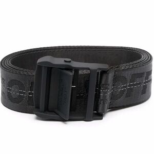Brand New Off White Black Industrial Belt